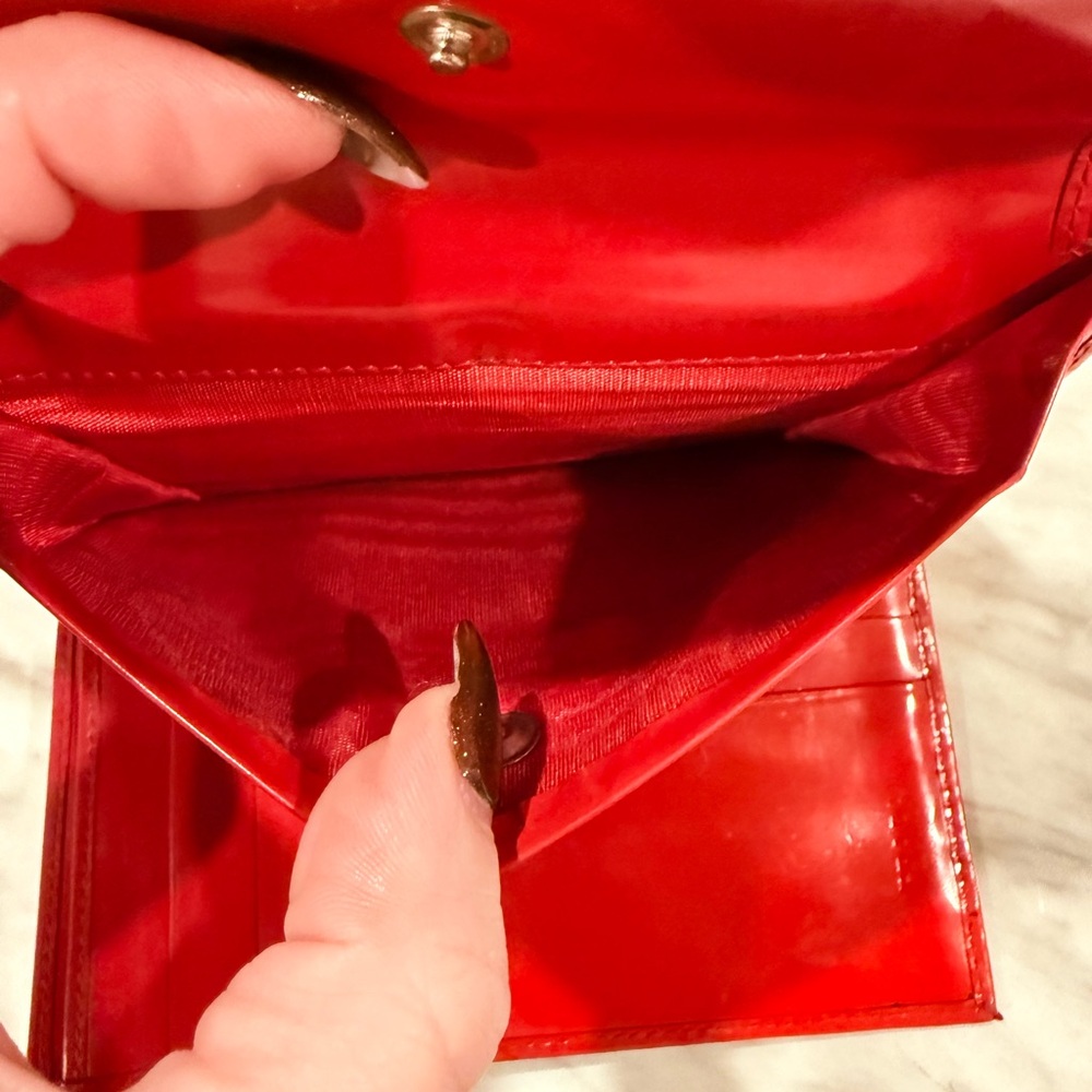 Prada Vibrant Red Leather wallet - Picture 11 of 13